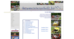 Desktop Screenshot of bergmeisterschaft.de